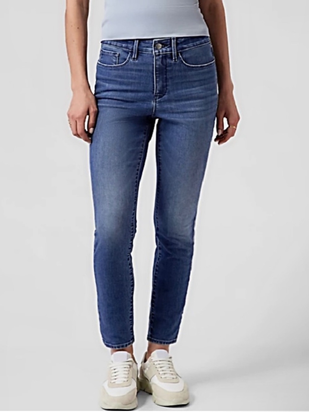 NWT Athleta Sculptek Skinny Jean Azure Wash